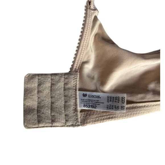 Wacoal Basic Beauty Spacer T Shirt Bra Underwire Women's SZ 42DD Beige 853192 - Picture 4 of 8